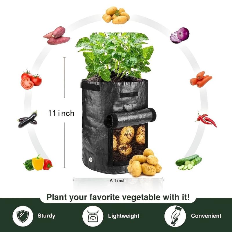 Durable PE Potato Growing Bags - Grow Delicious Potatoes!