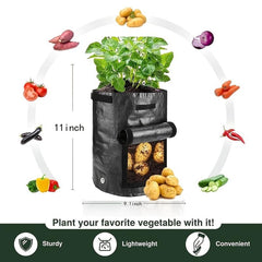 Durable PE Potato Growing Bags - Grow Delicious Potatoes!