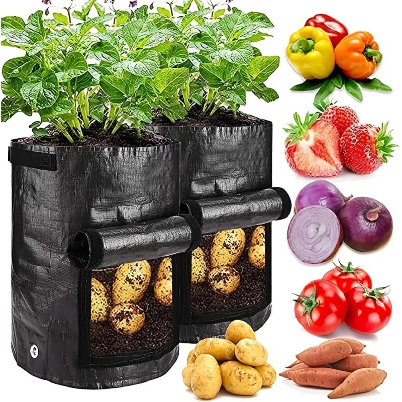 Durable PE Potato Growing Bags - Grow Delicious Potatoes!