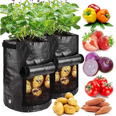 Durable PE Potato Growing Bags - Grow Delicious Potatoes!