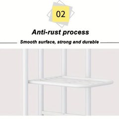 2 Tier Flower Stand Pot Indoor Household Balcony Shelf