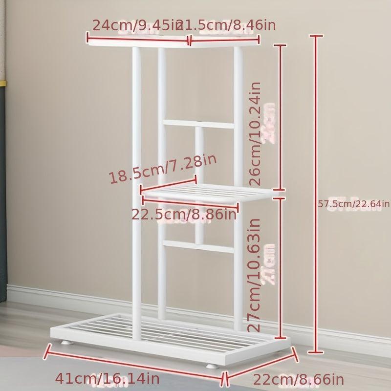 2 Tier Flower Stand Pot Indoor Household Balcony Shelf