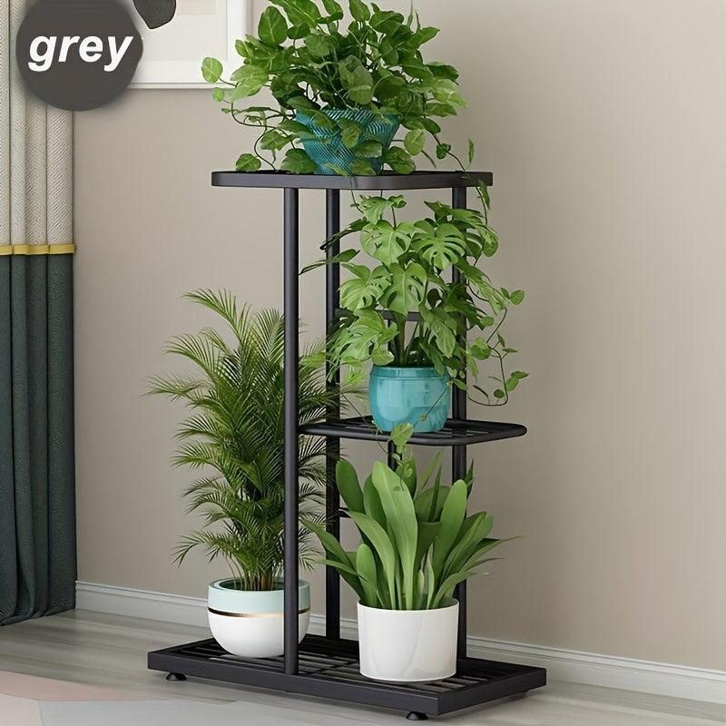 2 Tier Flower Stand Pot Indoor Household Balcony Shelf