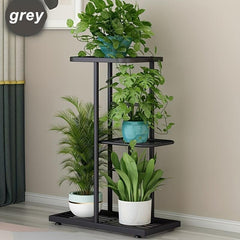 2 Tier Flower Stand Pot Indoor Household Balcony Shelf