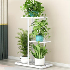 2 Tier Flower Stand Pot Indoor Household Balcony Shelf