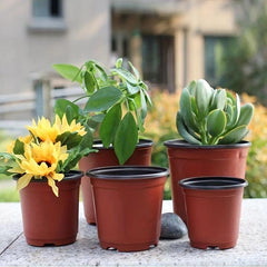 50pcs Plastic Planter Pots for Indoor and Outdoor Plants Lightweight Durable