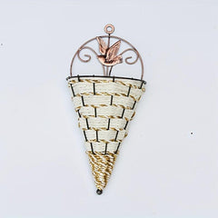 1pc Flower Pot Wall Planting Net Straw Macrame Plant Hanger