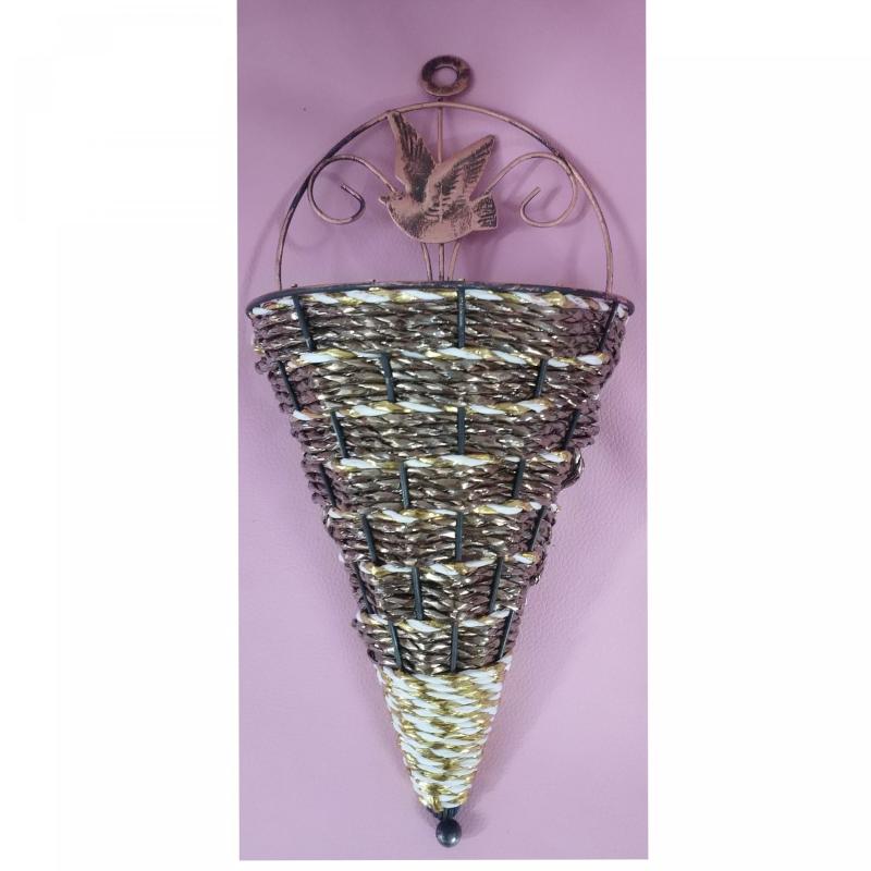 1pc Flower Pot Wall Planting Net Straw Macrame Plant Hanger