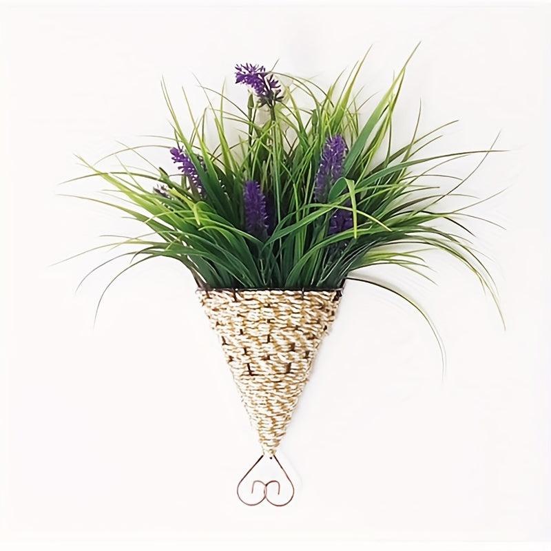 1pc Flower Pot Wall Planting Net Straw Macrame Plant Hanger