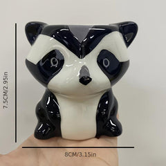 Mini Ceramic Animal Flower Pot for Home Office Garden Decor