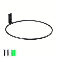 10 16 15 24 20 32 Cm Plant Holder Ring Wall Mounted Iron Bracket Hanger