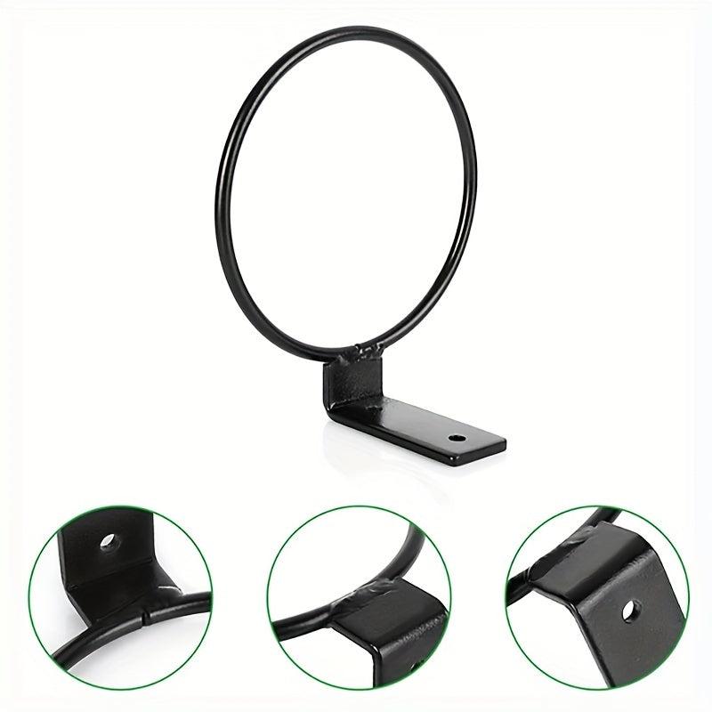 10 16 15 24 20 32 Cm Plant Holder Ring Wall Mounted Iron Bracket Hanger