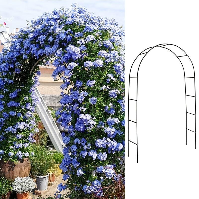 Iron Arch Flower Stand Rose Vine Moon Grape