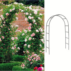 Iron Arch Flower Stand Rose Vine Moon Grape
