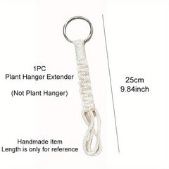 Hand Woven Plant Hanger Net DIY Hanging Basket Cotton Rope Bag