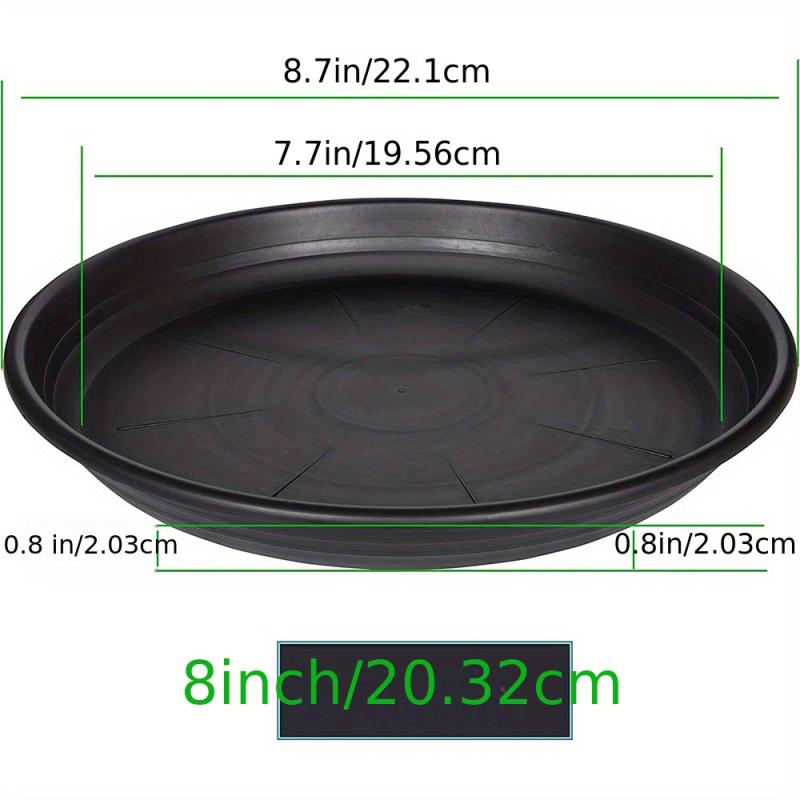 Plastic Plant Saucer Pot Tray 6-48 Cm Flower Planter Saucers Drip Tray