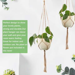 2pcs Greening Plant Hanger Flower Pot Basket 121 92 cm