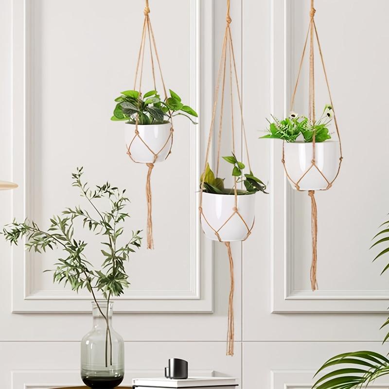 2pcs Greening Plant Hanger Flower Pot Basket 121 92 cm