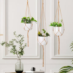 2pcs Greening Plant Hanger Flower Pot Basket 121 92 cm