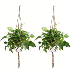 2pcs Greening Plant Hanger Flower Pot Basket 121 92 cm