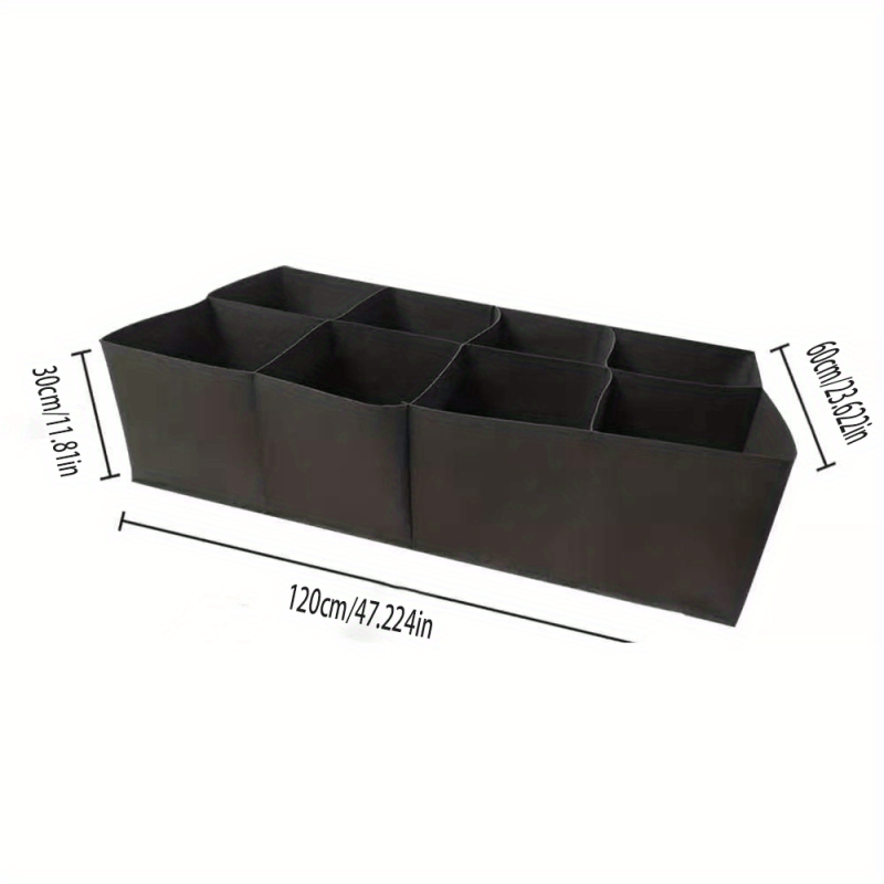 Fabric Raised Garden Bed 30x53 inches 4 Grids Raised Vegetable Bed