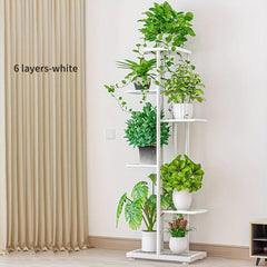 Cordial Shining Stand For Flowers Iron Plant Holder Storage Pot Rack Organizer