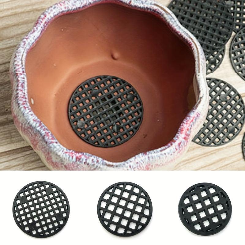 10pcs Bottom Grid Mat Flowerpot Mesh Pad Hole Mesh Mats Bonsai Basin Gasket