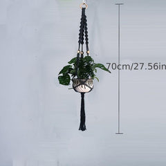2pcs Macrame Plant Hanger Pot Hanging Holder Trellis Climbing Plants
