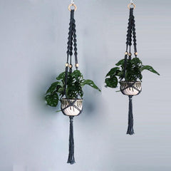 2pcs Macrame Plant Hanger Pot Hanging Holder Trellis Climbing Plants