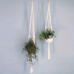 2pcs Macrame Plant Hanger Pot Hanging Holder Trellis Climbing Plants
