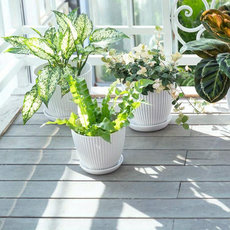 Plastic Flower Pot for Indoor Outdoor Hom...
