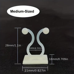 50pcs Climbing Wall Artifact for Green Plants, Self-adhesive Hook for Wall