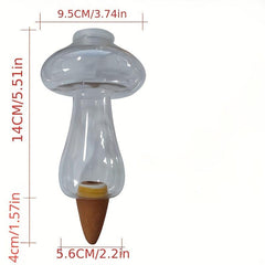 4pcs 300ML Self Watering Planter Insert Mushroom Shaped Automatic Plant Waterer