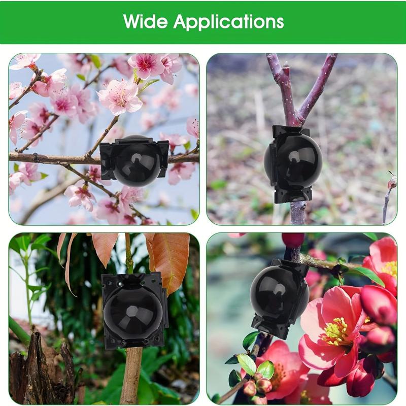 2pcs Air Layering Propagation Kit Grafting Ball Pods Clear Plant Rooting Box