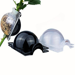 2pcs Air Layering Propagation Kit Grafting Ball Pods Clear Plant Rooting Box