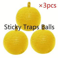 Sticky Catcher Balls for Insects