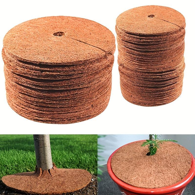 Coconut Fibers Mulch Ring Tree Protector Mat Tree Ring Mats