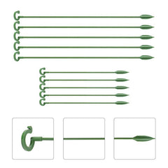 10pcs Reusable Plant Support Stakes for Butterflies Orchid Succulents Flower Sta