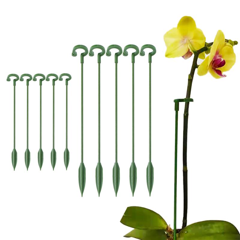 10pcs Reusable Plant Support Stakes for Butterflies Orchid Succulents Flower Sta