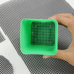 50pcs Plant Drainage Screens Glass Fiber Gasket for Flower Pot Mesh Pad