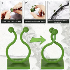 10pcs Self Adhesive Garden Wall Plant Clips for Climbing Vines