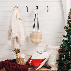 2pcs Hanging Plant Brackets 7.62cm S Shaped Iron Wall Mounted Hangers