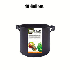1pc Veg Flower Plant Grow Bags Fabric Pots With Handles