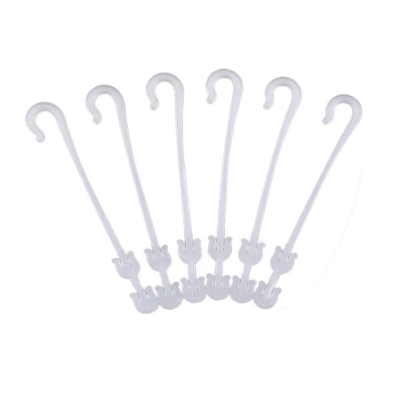 50pcs J Shaped Fruit Tomato Ear Hook Plant Support Fastener Clips