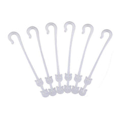 50pcs J Shaped Fruit Tomato Ear Hook Plant Support Fastener Clips
