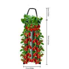 2 Hanging Strawberry Flowerpot Bags with 8 Holes for Tomato, Pepper - Vegetabl