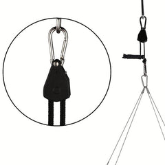 Adjustable Rope Hanger Gears Reinforced Ratchets Tie Down Straps