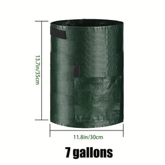 4pcs Potato Grow Bags with Flap & Handles 7 Gallon