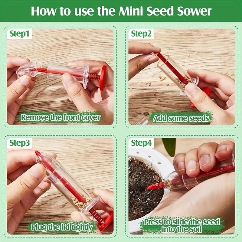Mini Handheld Flower Grass Seeder - Ideal for Garden Seeds