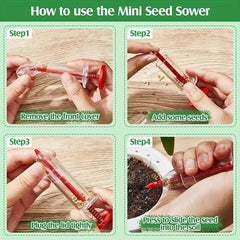 Mini Handheld Flower Grass Seeder - Ideal for Garden Seeds